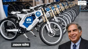 TATA electric cycle with long range, smart features, and eco-friendly urban commuting design